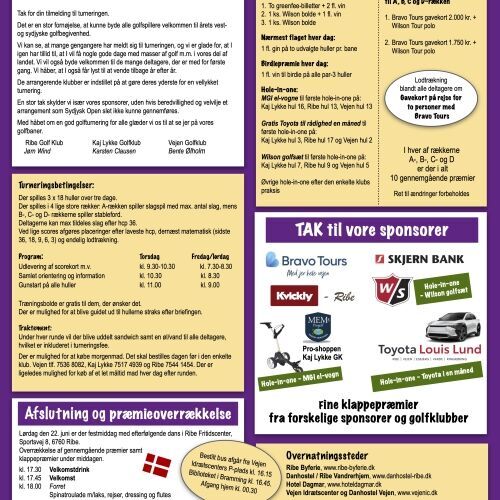 Program Sydjysk Open 2024